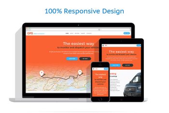 GPS Vehicle Tracking System Website Template download