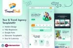 "Travel Trek – Elementor Template Kit for Tour & Travel Agencies (Download)"