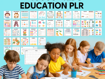 Ultimate Kids Printable Learning Bundle – 40,000+ Educational Worksheets with PLR