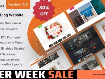 Multitenancy Bloging Website SAAS