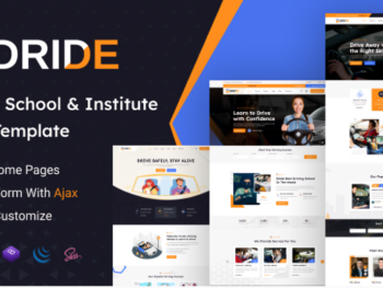 Dride - Driving School & Courses HTML Template download