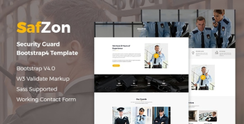 SafZon – HTML Template for Security Agencies & Guard Services