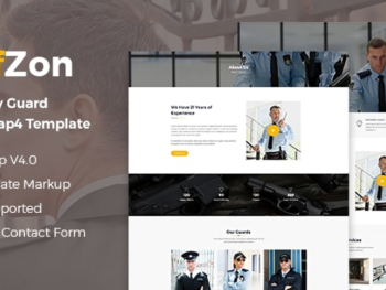 SafZon – HTML Template for Security Agencies & Guard Services