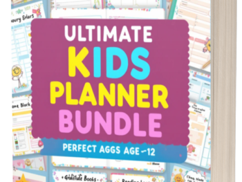 Ultimate Kids Planner Bundle +45 Printable & Editable Planners, Journals & Activity Books for Kids