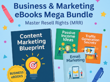 📘 50+ Business & Marketing eBooks Mega Bundle | Master Resell Rights Included | DFY Digital Business Library