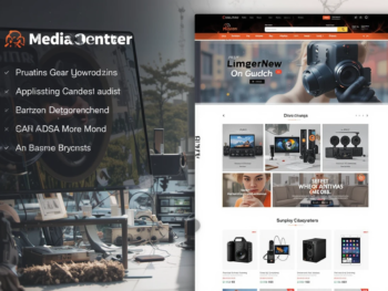 MediaCenter – Modern Electronics & Gadgets WooCommerce Theme